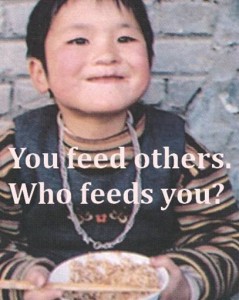 you feed others